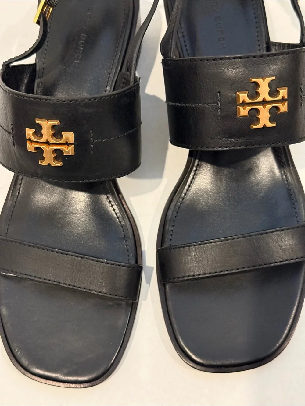 Tory Burch Eleanor Block Heel Sandals Size 10